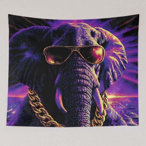 Item preview, Gangster Elephant designed and sold by ClubVacay.