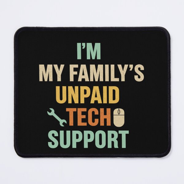 Item preview, The Unpaid Tech Support | Funny Vintage Retro Engineer Humor Design designed and sold by axiksa10.