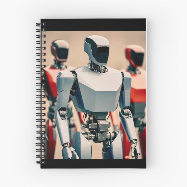 Item preview, humanoid robot art designed and sold by TEEJAMBOREE.