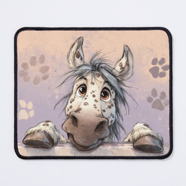 Item preview, Appaloosa Peeking over Wall 01 designed and sold by Elisabeth Lucas.