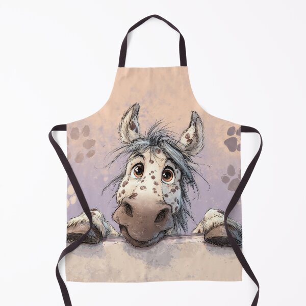 Item preview, Appaloosa Peeking over Wall 01 designed and sold by Elisabeth Lucas.
