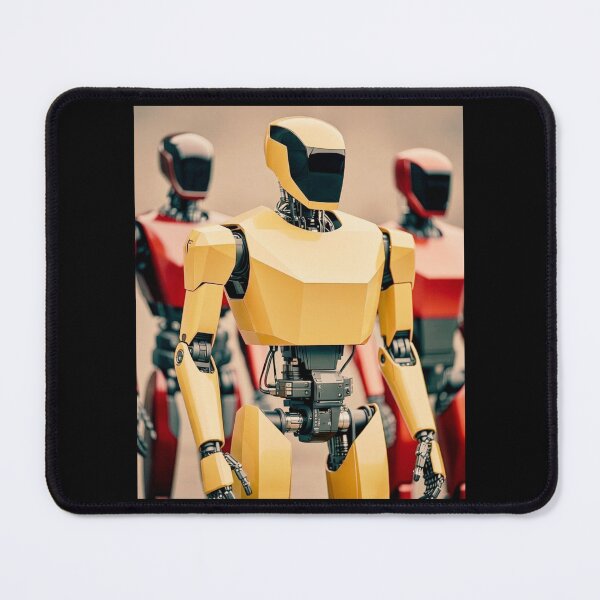 Item preview, humanoid robot art designed and sold by TEEJAMBOREE.