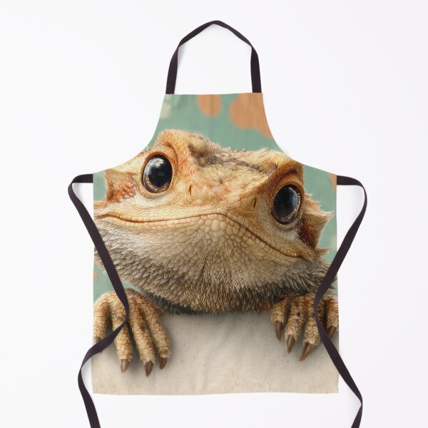 Item preview, Bearded Dragon Peeking over Wall 01 designed and sold by Elisabeth Lucas.