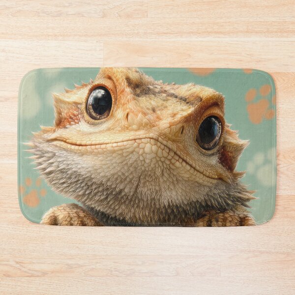 Item preview, Bearded Dragon Peeking over Wall 01 designed and sold by Elisabeth Lucas.