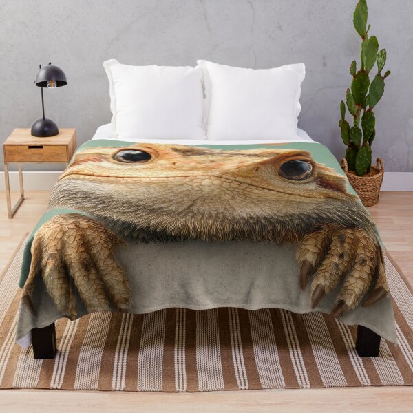 Item preview, Bearded Dragon Peeking over Wall 01 designed and sold by Elisabeth Lucas.