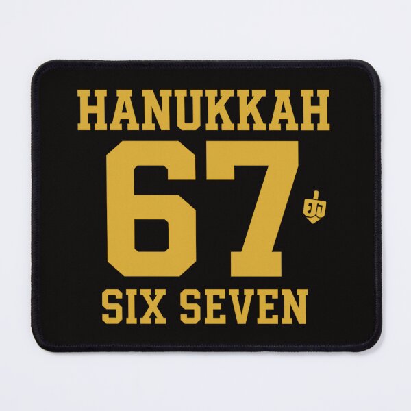 Item preview, Hanukkah 67 Six Seven – Minimalist Jewish Holiday Graphic designed and sold by FrameFlow.