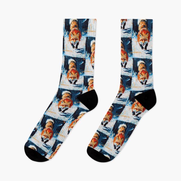 Item preview, Crimson Fox in Winter Snow designed and sold by ChrisButler.