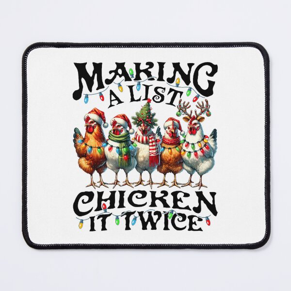 Item preview, Making A List Chicken It Twice Christmas Xmas Lights Chicken Lover designed and sold by jakaun.