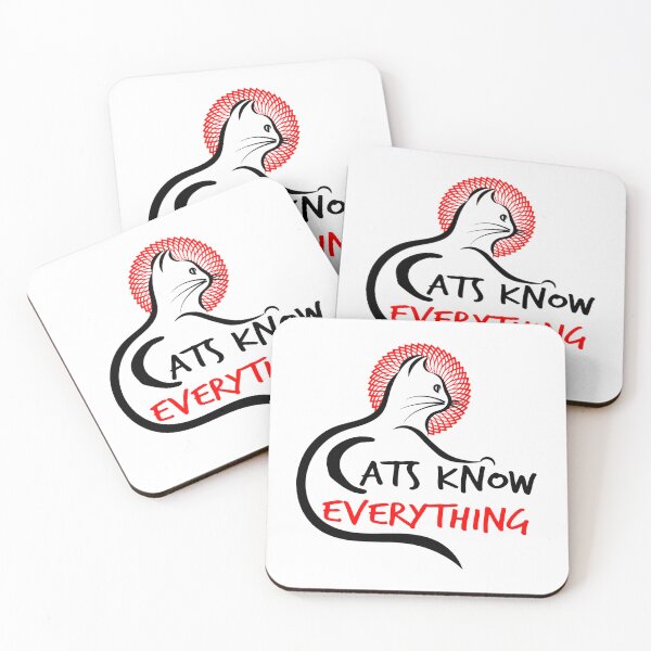 Item preview, Cats Know EVERYTHING designed and sold by veganskillvamps.