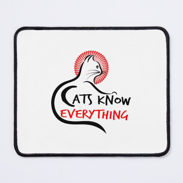 Item preview, Cats Know EVERYTHING designed and sold by veganskillvamps.