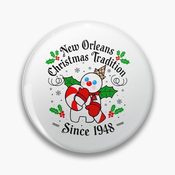 Item preview, New Orleans Mr Bingle Christmas Tradition Since 1948 Snowman Christmas designed and sold by jakaun.