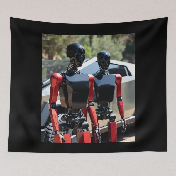 Item preview, humanoid robot art designed and sold by TEEJAMBOREE.