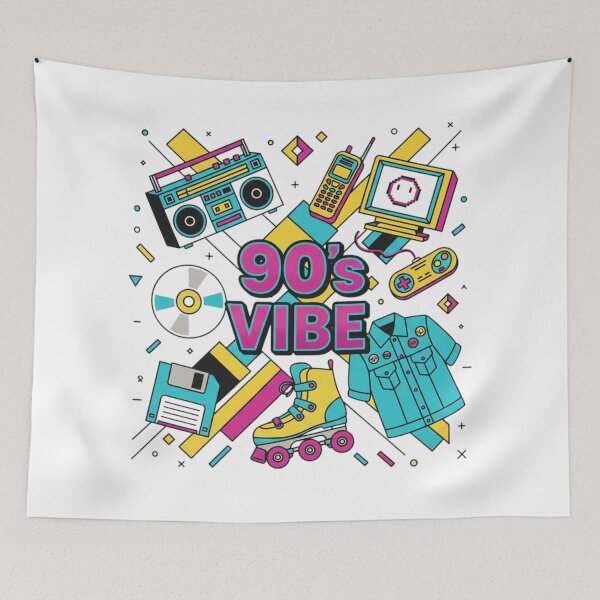 Item preview, 90s Nostalgia Vibes – Retro Symbols, Icons & Memories of the 1990s designed and sold by GlobalBoom.