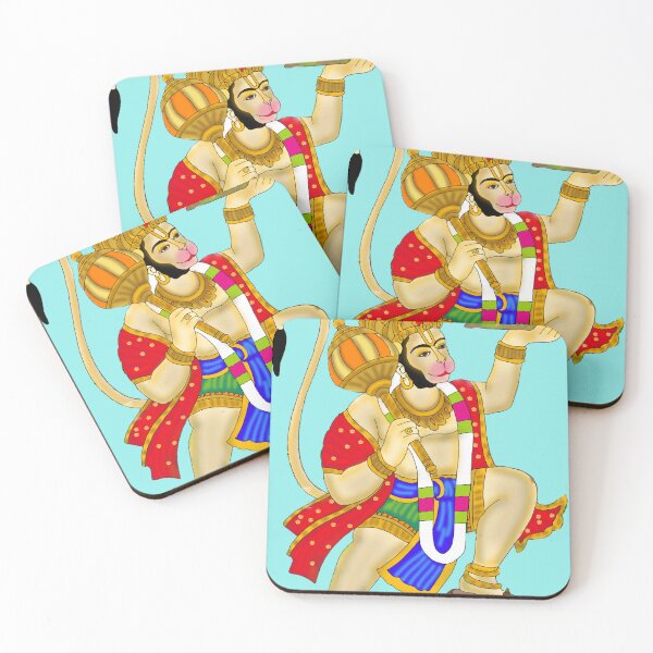 Item preview, Lord Hanuman Design – Powerful Hindu Deity Illustration designed and sold by Harshit_Digital_Arts.