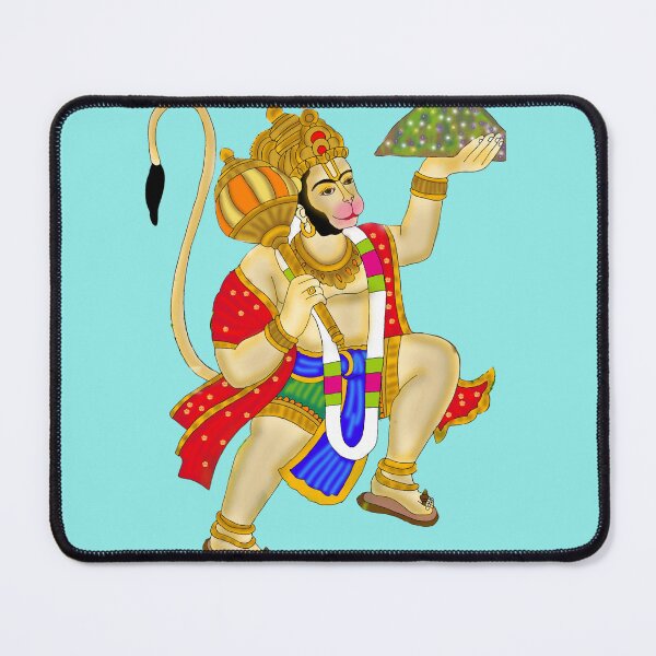 Item preview, Lord Hanuman Design – Powerful Hindu Deity Illustration designed and sold by Harshit_Digital_Arts.