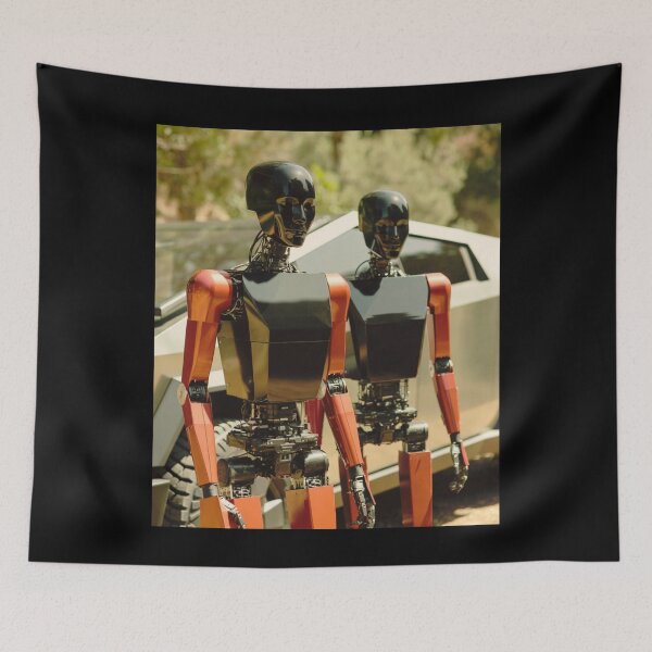 Item preview, humanoid robot art designed and sold by TEEJAMBOREE.
