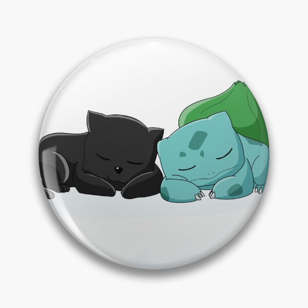 Item preview, Bulbasaur and black cat designed and sold by levi-adams.