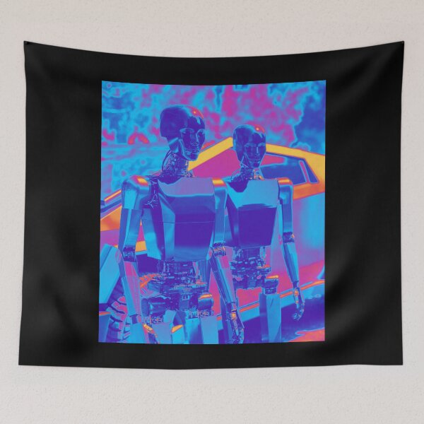 Item preview, humanoid robot art designed and sold by TEEJAMBOREE.
