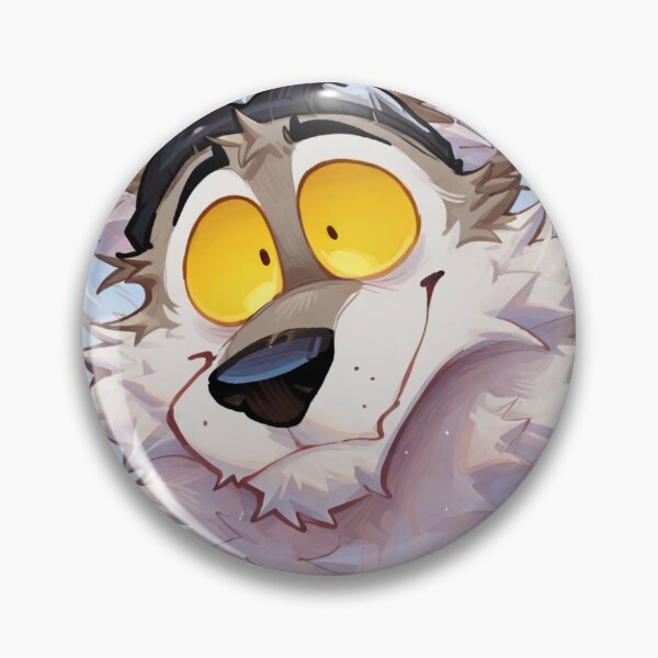 Item preview, Surprised Happy Wendell Wolf Close Up Portrait designed and sold by Finmm.