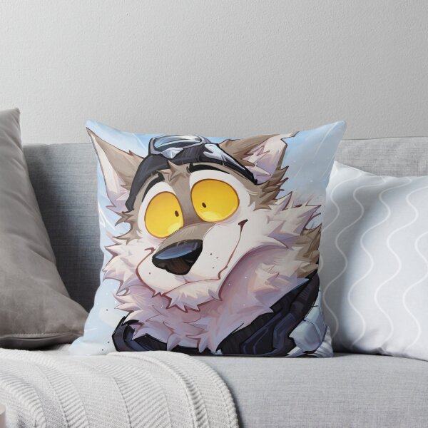 Item preview, Surprised Happy Wendell Wolf Close Up Portrait designed and sold by Finmm.