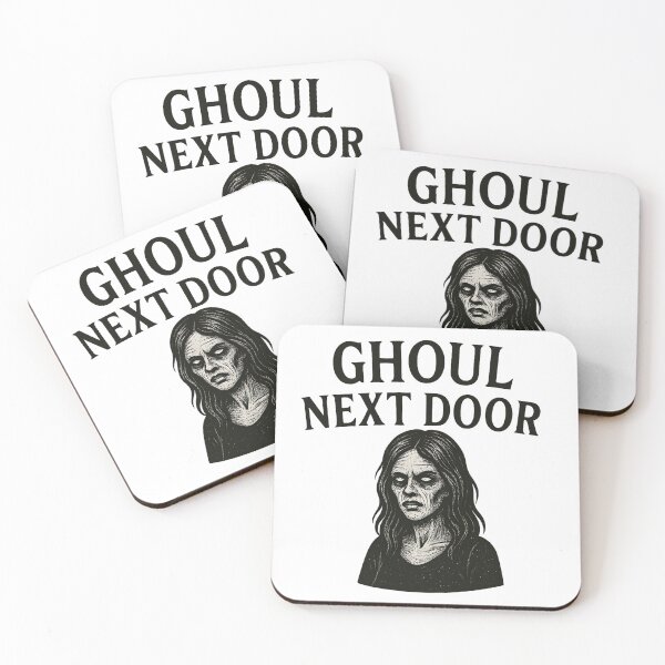 Item preview, Ghoul Next Door | Vintage Horror Gothic Illustration designed and sold by The Spooky Duck.