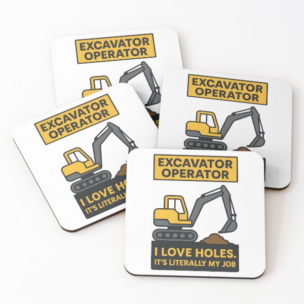 Item preview, Excavator Operator I Love Holes Funny Construction Design designed and sold by TeeTimeTreasure.