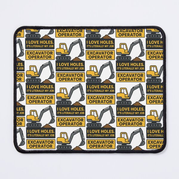 Item preview, Excavator Operator I Love Holes Funny Construction Design designed and sold by TeeTimeTreasure.