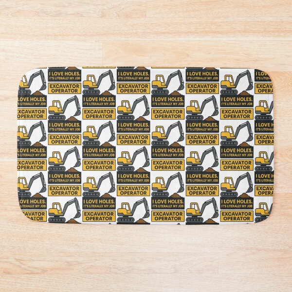 Item preview, Excavator Operator I Love Holes Funny Construction Design designed and sold by TeeTimeTreasure.
