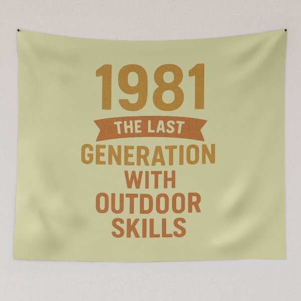 Item preview, Made in 1981 The Last Generation Outdoor Skills designed and sold by Meandmyshop.