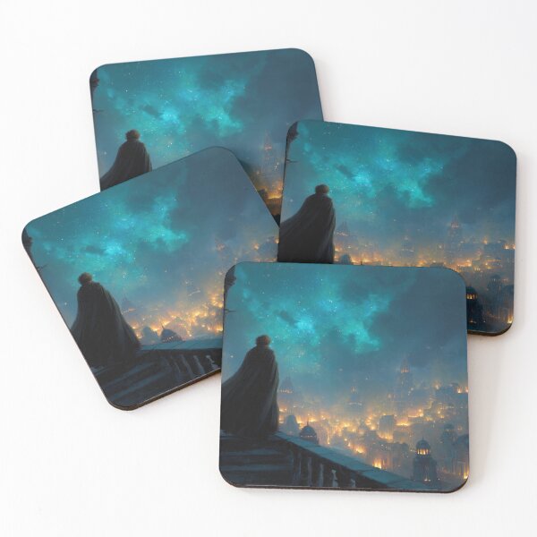 Item preview, Wizard Observing the Ancient City designed and sold by Rtymer.