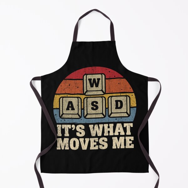 Item preview, Retro WASD PC Gaming It's What Moves Me Funny Gamer designed and sold by Mason-Pride.
