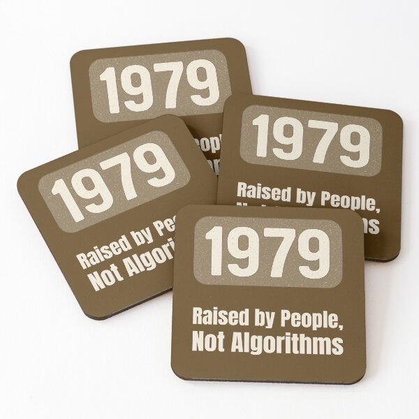 Item preview, Born in 1979 vintage funny quote designed and sold by Meandmyshop.