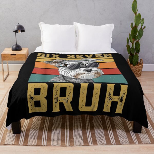 Item preview, Schnauzer Dog Six Seven Bruh Shirt designed and sold by LashondaGreen89.