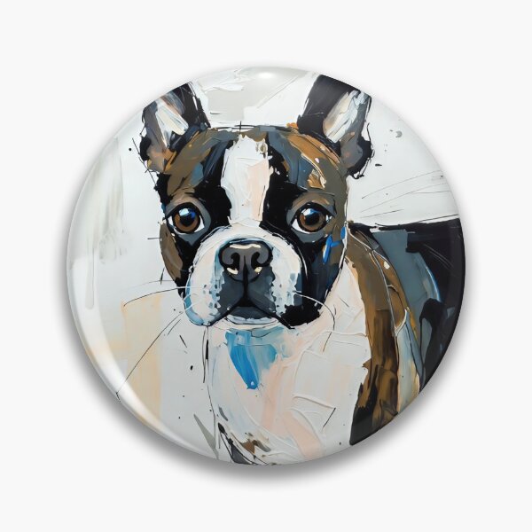 Item preview, Expressive Boston Terrier Art designed and sold by ChrisButler.