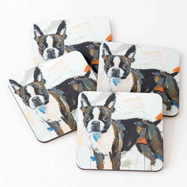 Item preview, Expressive Boston Terrier Art designed and sold by ChrisButler.