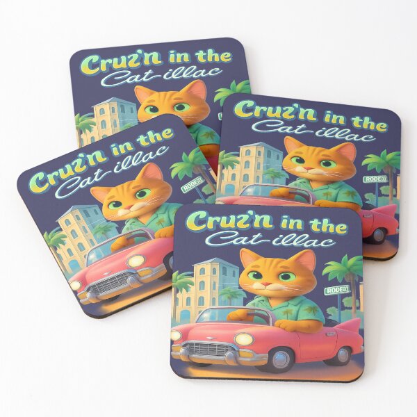 Item preview, Cruz'n in the Cat-illac designed and sold by Geep-OG-Design.