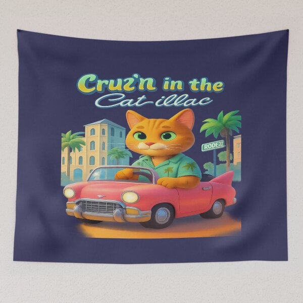 Item preview, Cruz'n in the Cat-illac designed and sold by Geep-OG-Design.