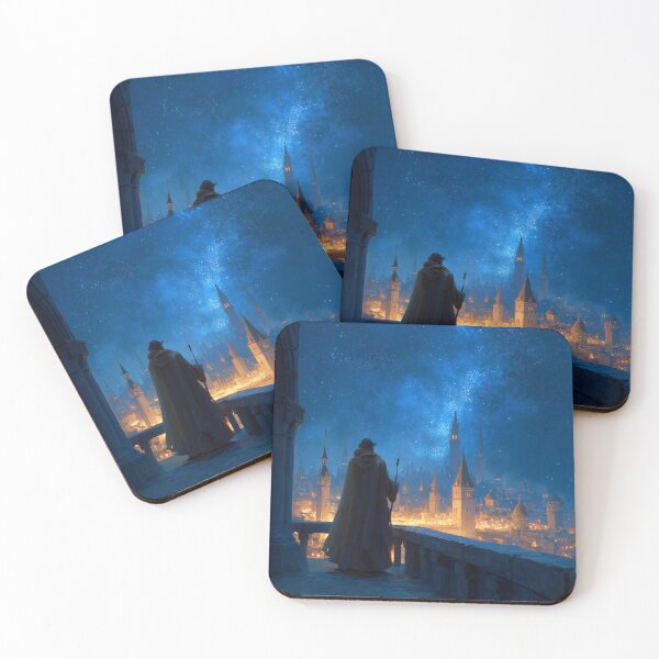 Item preview, Wizard Observing the Ancient City designed and sold by Rtymer.