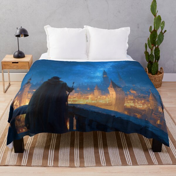 Item preview, Wizard Observing the Ancient City designed and sold by Rtymer.