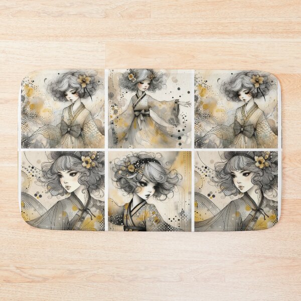 Item preview, Vintage Charm Girl designed and sold by Beyondnote-Art.