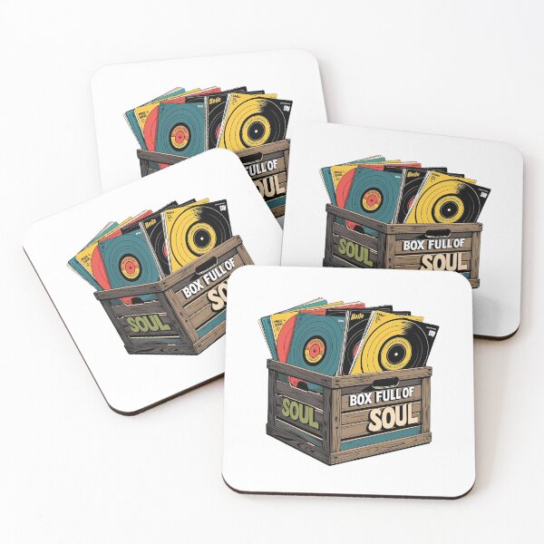 Item preview, Box Full of Soul – Vinyl Record Crate Music Design designed and sold by KentonDesignsUK.