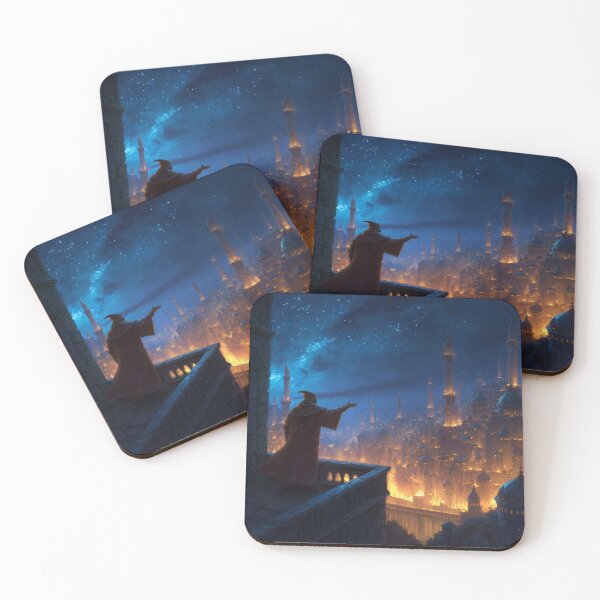 Item preview, Wizard Observing the Ancient City designed and sold by Rtymer.