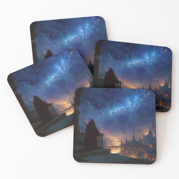 Item preview, Wizard Observing the Ancient City designed and sold by Rtymer.