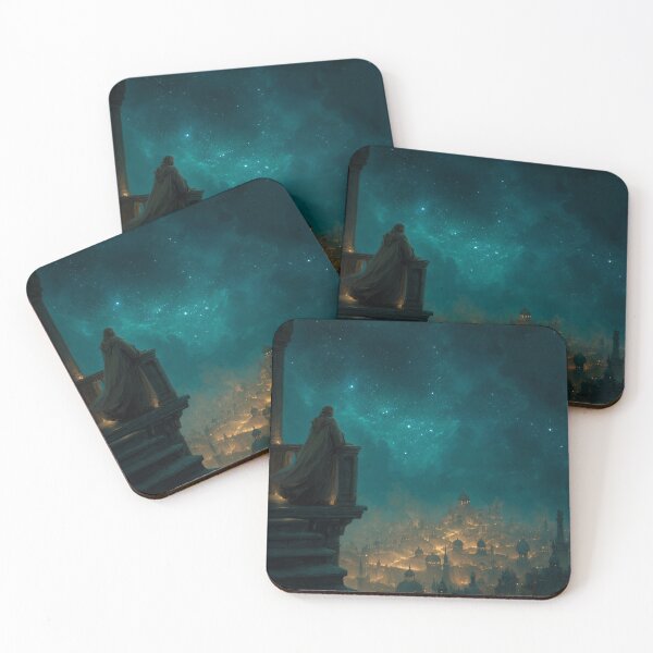 Item preview, Wizard Observing the Ancient City designed and sold by Rtymer.