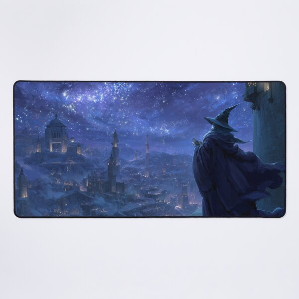 Item preview, Wizard Observing the Ancient City designed and sold by Rtymer.