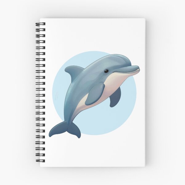 Item preview, Playful Happy Dolphin with a Friendly Smile designed and sold by graphicsangels.