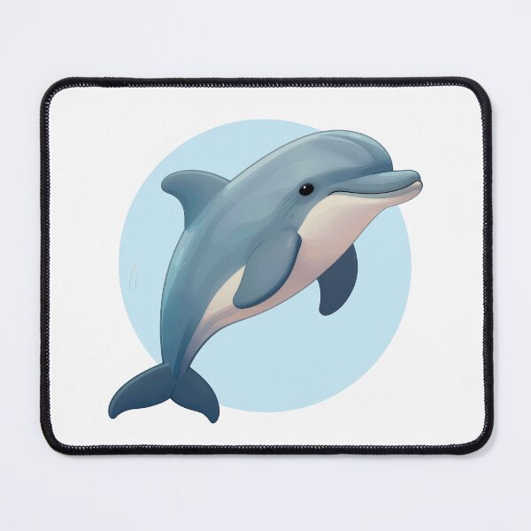Item preview, Playful Happy Dolphin with a Friendly Smile designed and sold by graphicsangels.