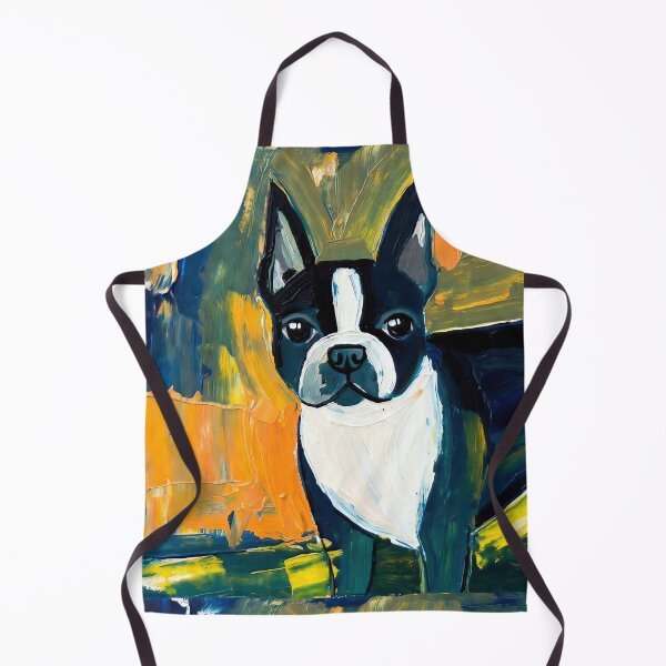 Item preview, Boston Terrier Portrait in Bold Abstract Style designed and sold by ChrisButler.
