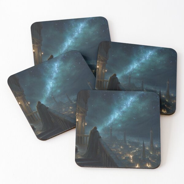Item preview, Wizard Observing the Ancient City designed and sold by Rtymer.