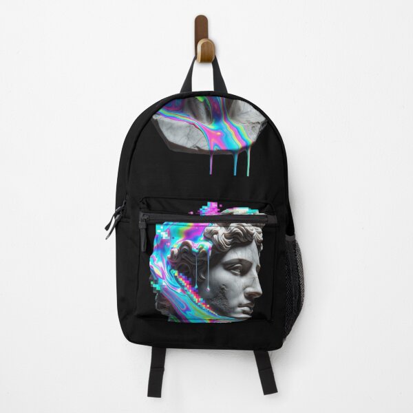 Item preview, Psychedelic Greek Bust – Digital Glitch Art designed and sold by str33ty.ltd.